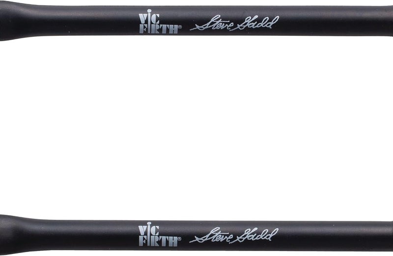 Vic Firth Steve Gadd Signature Drum Brushes - Retractable Medium Gauge Wire with Black Plastic Handle - Image 2
